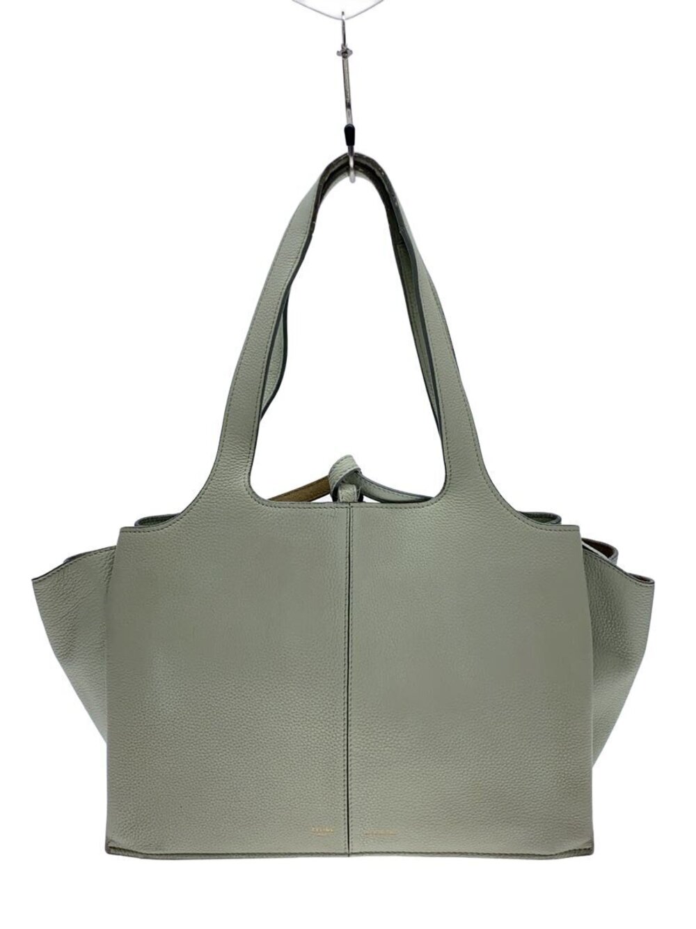 Celine Trifold Tote Bag Leather Green